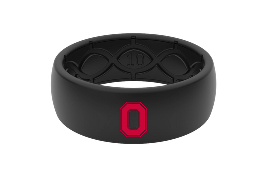 Ohio State Black Groove Life Ring