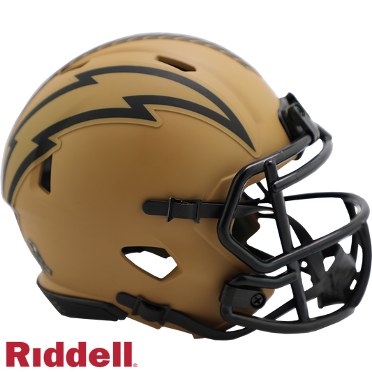 Los Angeles Chargers Helmet Riddell Replica Mini Speed Style Salute To Service 2023