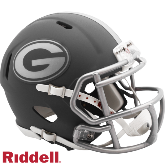 Georgia Bulldogs Riddell 2024 Slate Alternate Speed Mini Helmet