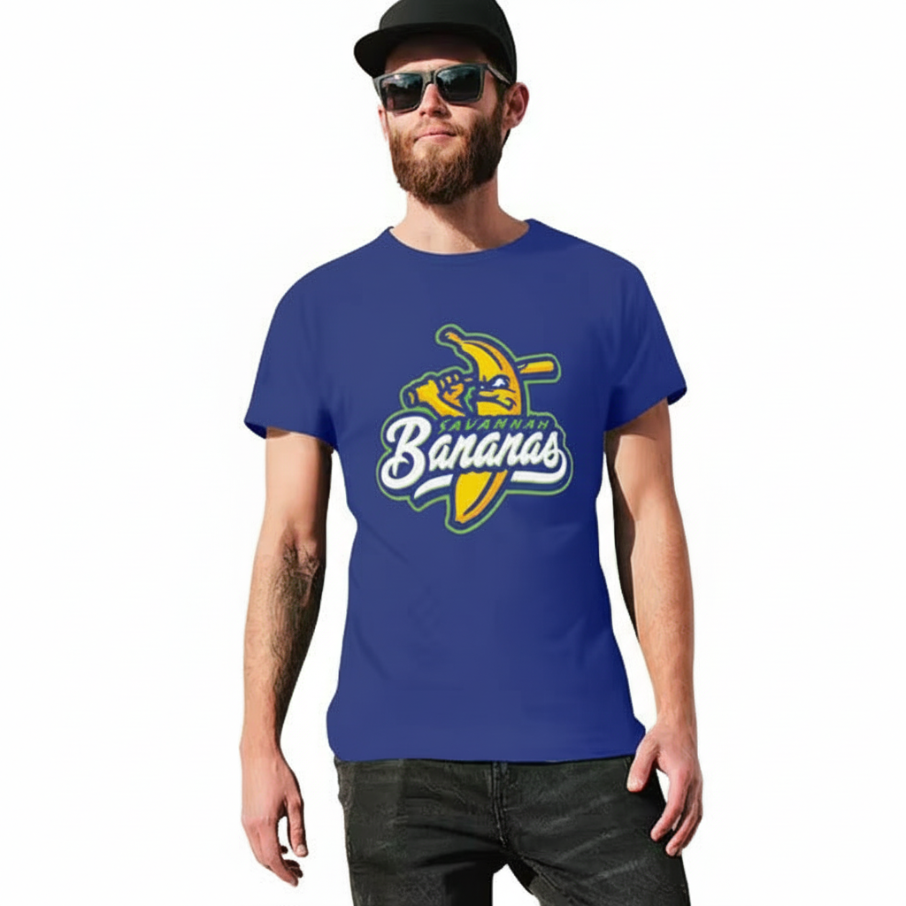 Savannah Banana Baseball Logo Tee Unisex Jersey Shirt | Royal Blue