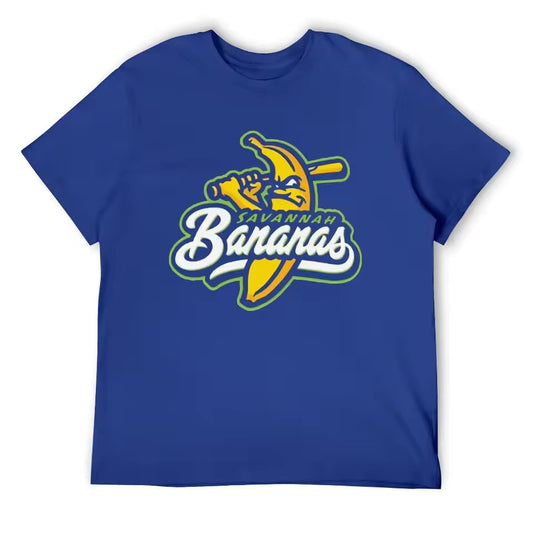 Savannah Banana Baseball Logo Tee Unisex Jersey Shirt | Royal Blue - J&W Sports Apparel