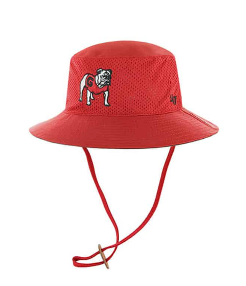 Georgia Bulldogs 47 Brand Panama Classic Red Bucket Hat