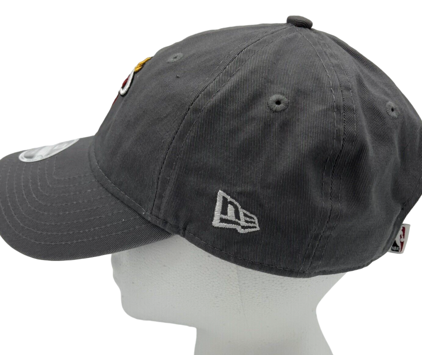MIAMI HEAT Hat Cap Women’s Adjustable New Era 9Twenty Gray Patched