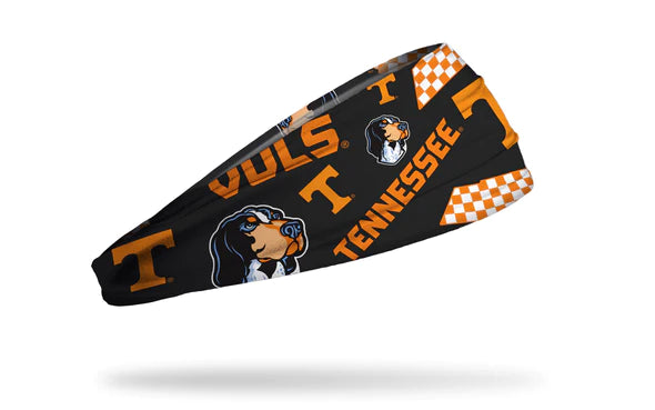 UNIVERSITY OF TENNESSEE: OVERLOAD GRAY TIE HEADBAND