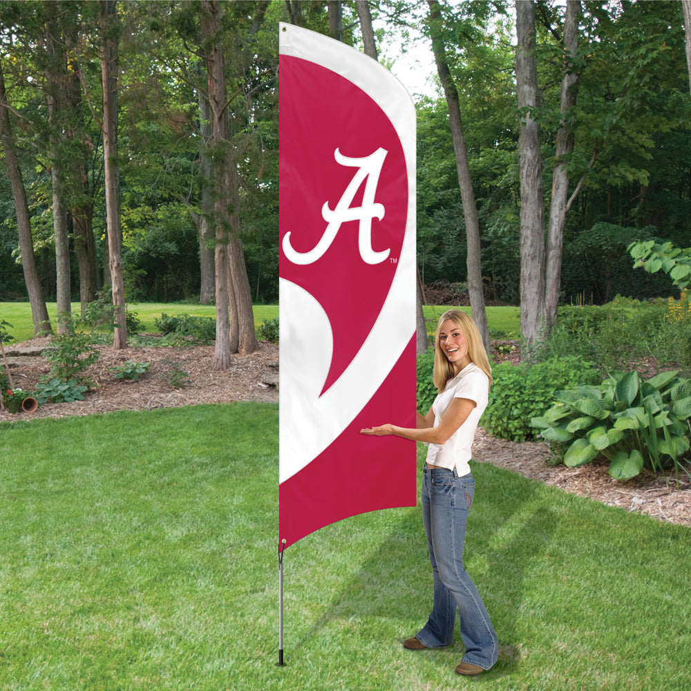 Alabama Tall Team Flag Kit with Pole