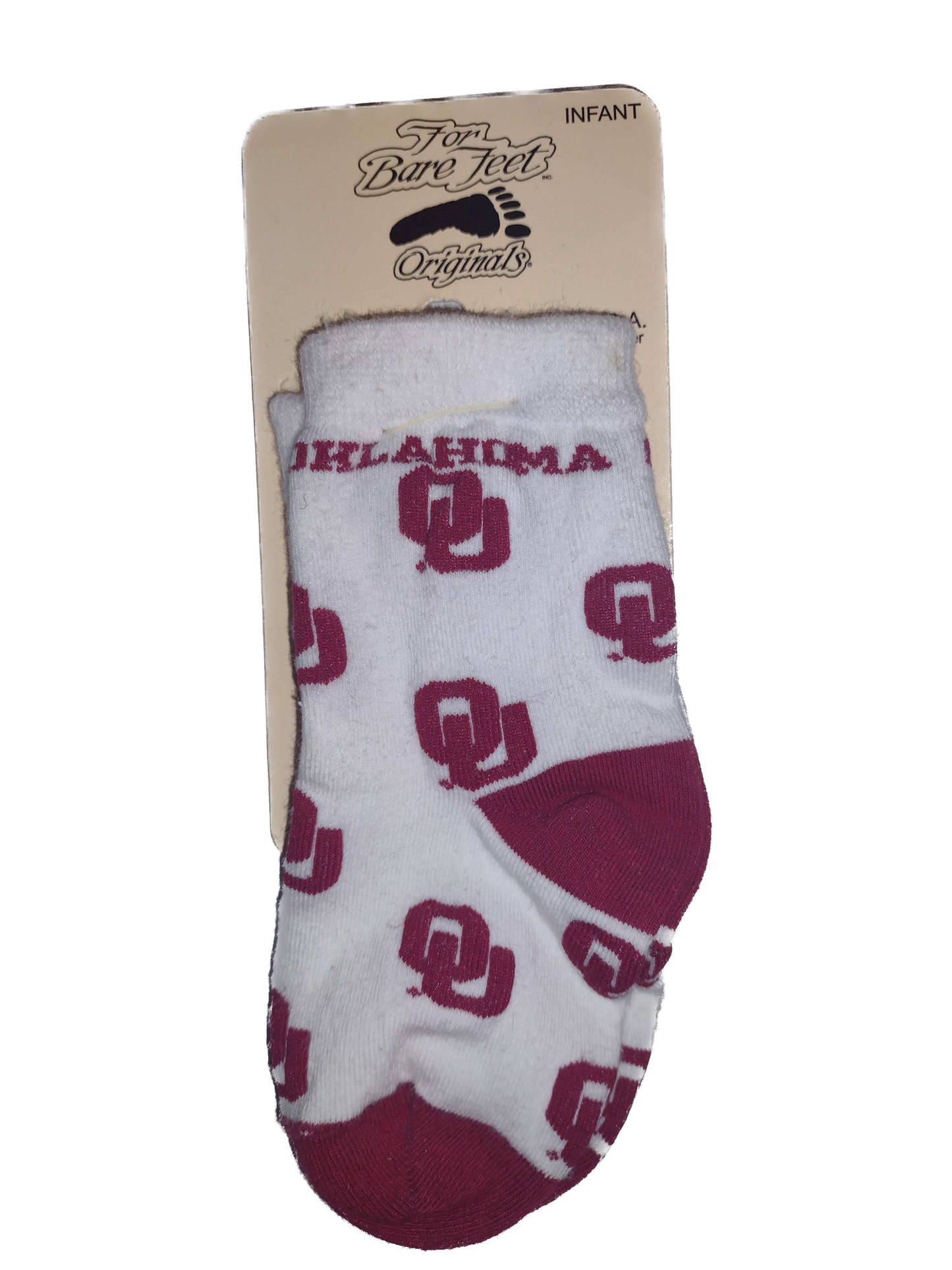 Oklahoma Sooners Infant Socks - Newborn
