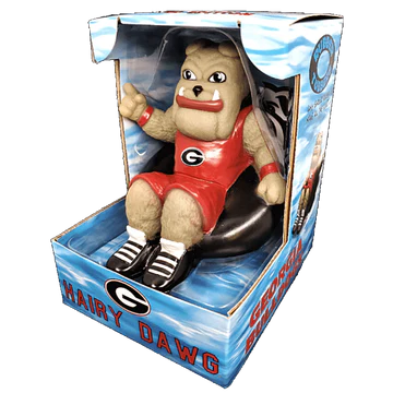 University of Georgia - Bulldogs - Hairy Dawg - Premium Bath Toy Collectible