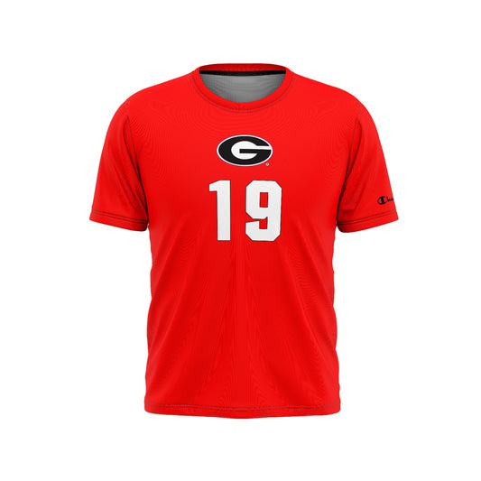 Georgia Football T-Shirt Youth  Brock Bowers # 19