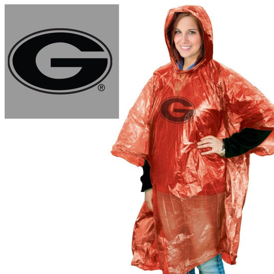 GEORGIA BULLDOGS RAIN PONCHO