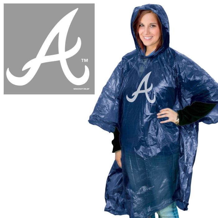 ATLANTA BRAVES RAIN PONCHO