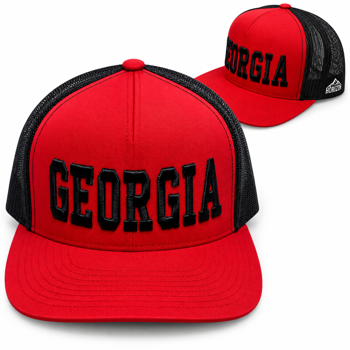 Horizon Hat Co.- Georgia Red Vintage Trucker  Classics 6006