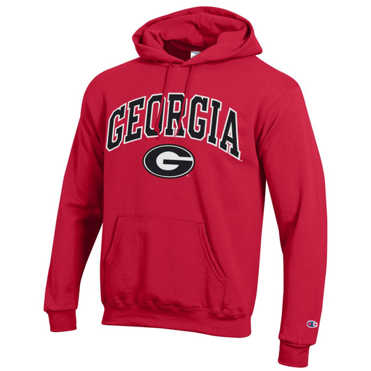 Georgia Bulldogs Red Powerblend Fleece Hoodie