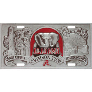 Alabama Crimson Tide Collector's License Plate