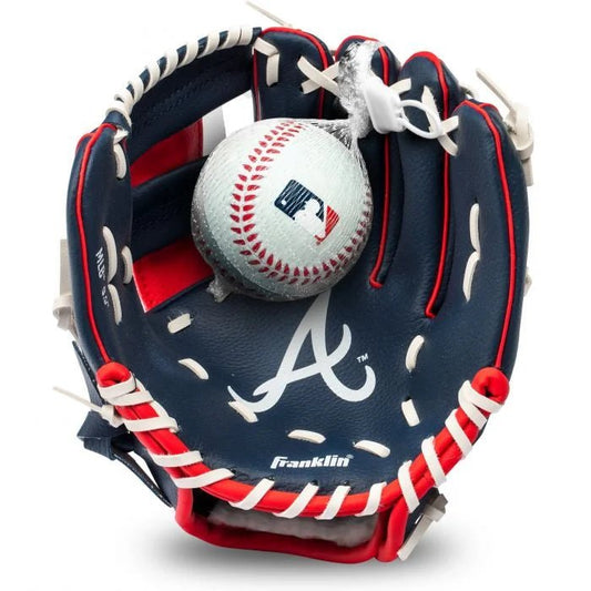 Atlanta Braves MLB® Team Glove And Ball Set - J&W Sports Apparel