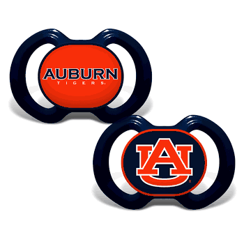 Auburn Tigers Pacifier 2-Pack