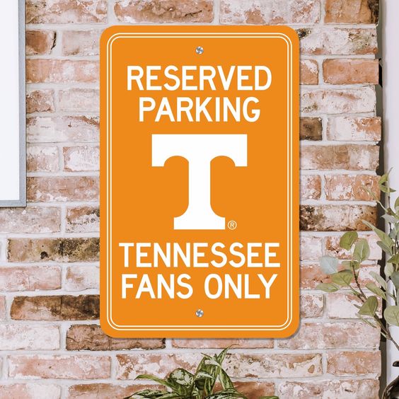 Tennessee Volunteers Parking Sign