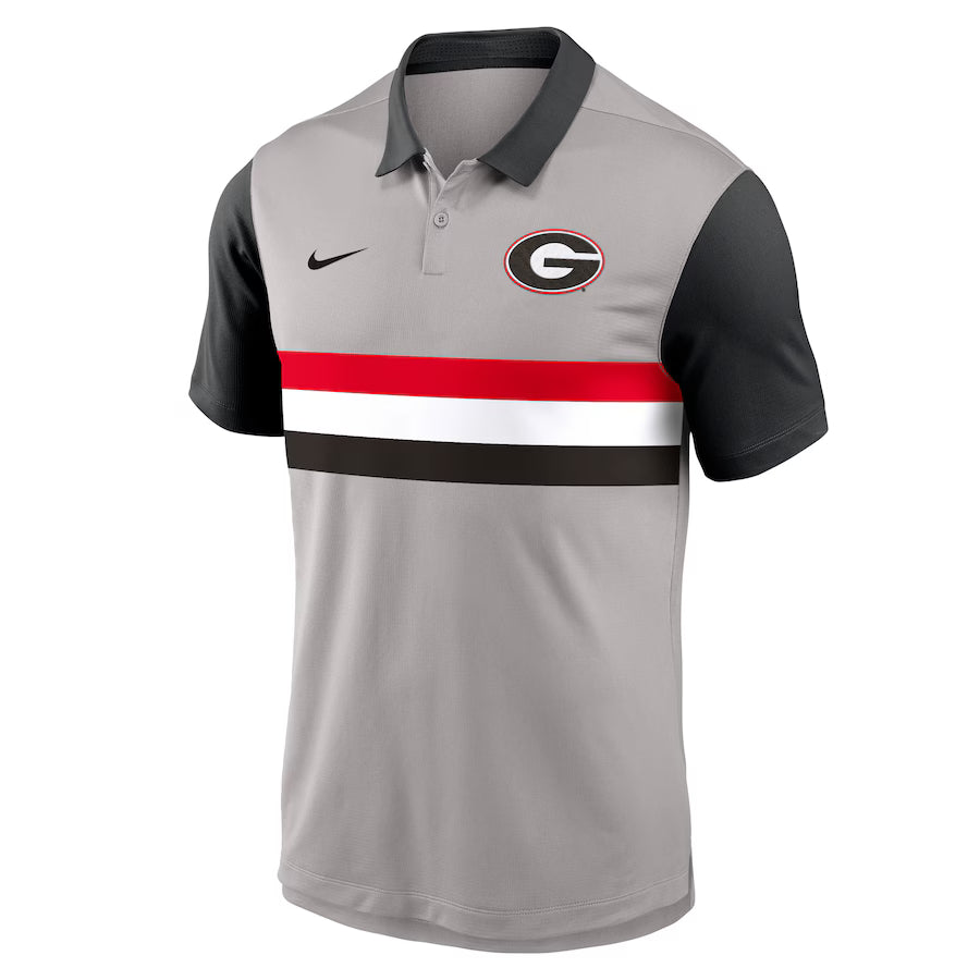 Georgia Bulldogs Nike Vapor Performance Polo - Gray/Black