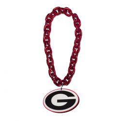 Georgia Bulldogs Touchdown Fan Chain 10 Inch 3D Foam Necklace