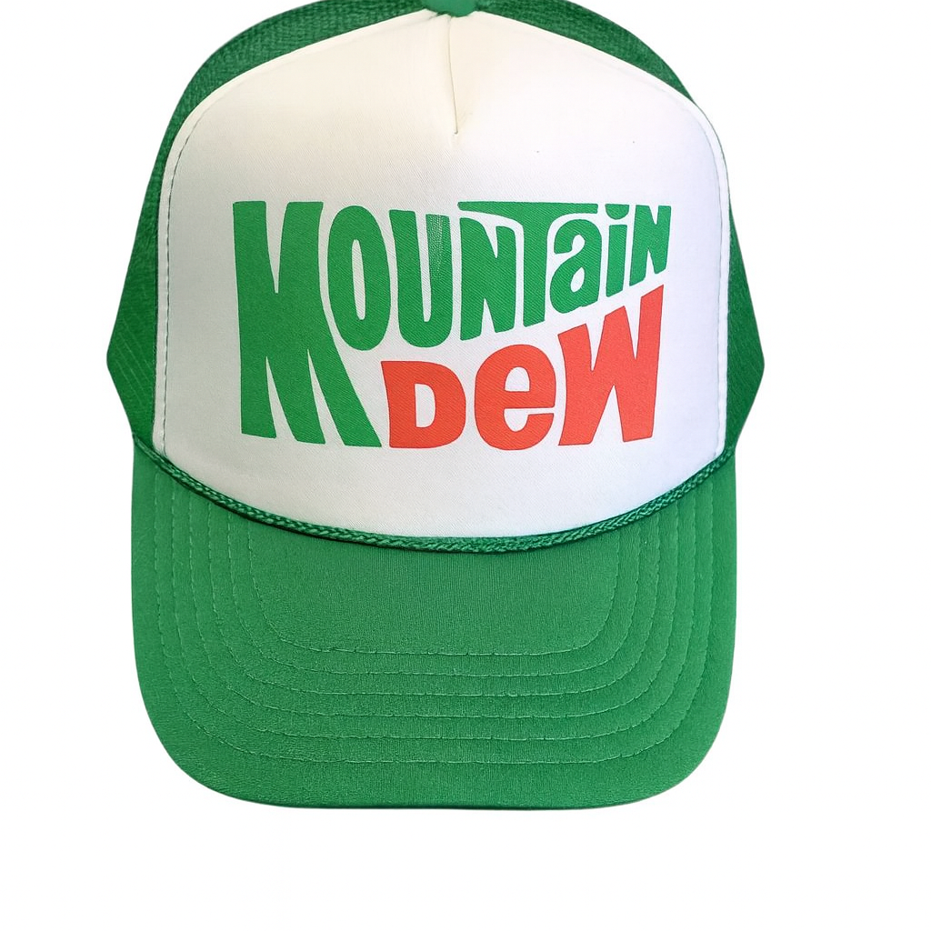 Mountain Dew - Vintage Retro Trucker Hat Cap