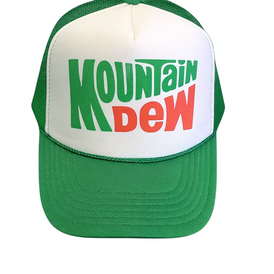 Mountain Dew - Vintage Retro Trucker Hat Cap