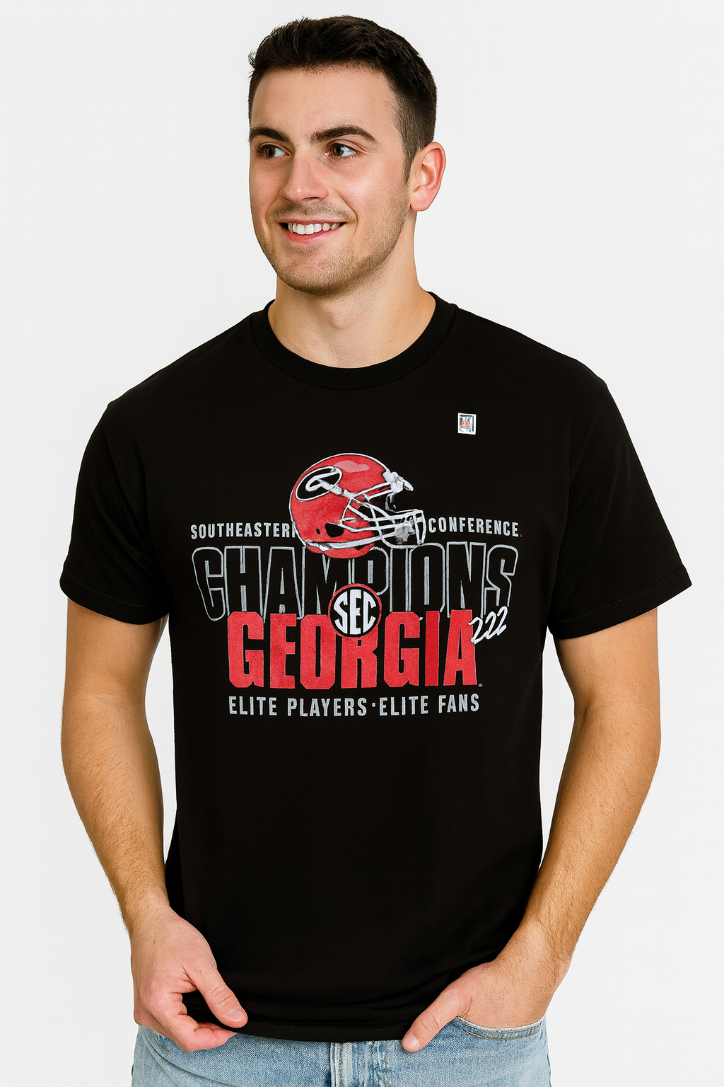Georgia Bulldogs T-shirt - SEC Champs Helmet