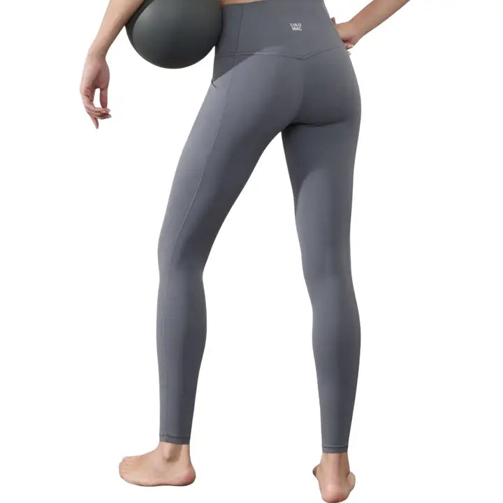 LULU MAC Solid Leggings Grey