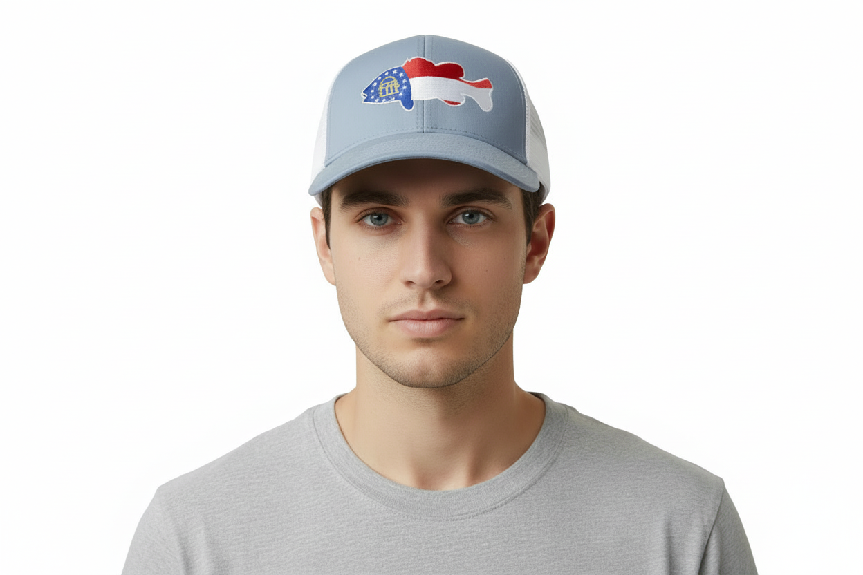Peach State Pride - Largemouth Bass Trucker Hat