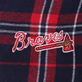 Atlanta Braves Navy Accolade Flannel Pants