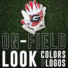 Georgia Bulldogs Youth  Receiver Gloves Sizes M/L