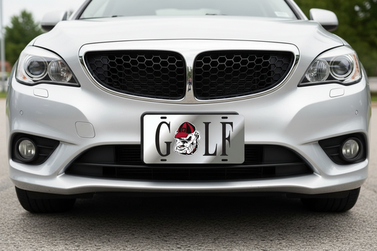 GEORGIA BULLDOGS GOLF CAR TAG
