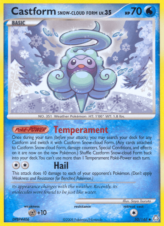 Castform Snow-cloud Form (50/146) [Diamond & Pearl: Legends Awakened]