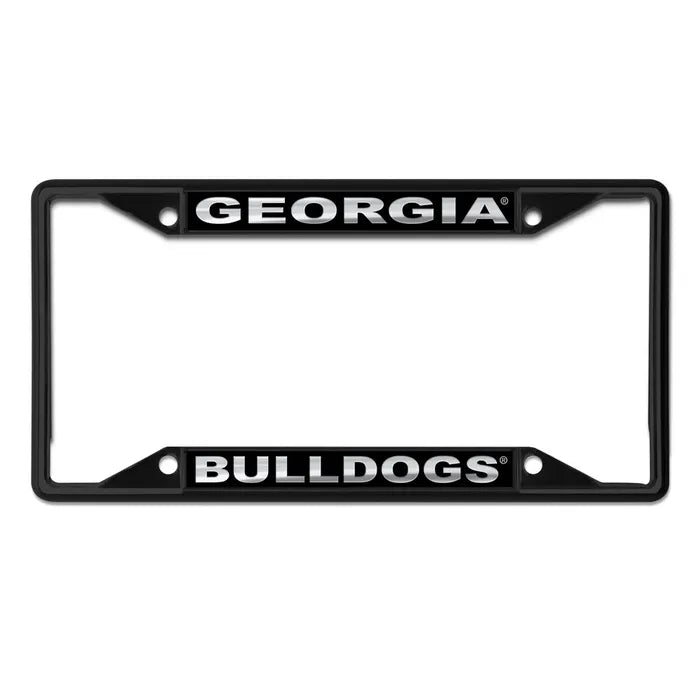 Georgia Bulldogs License Plate Black Frame SS