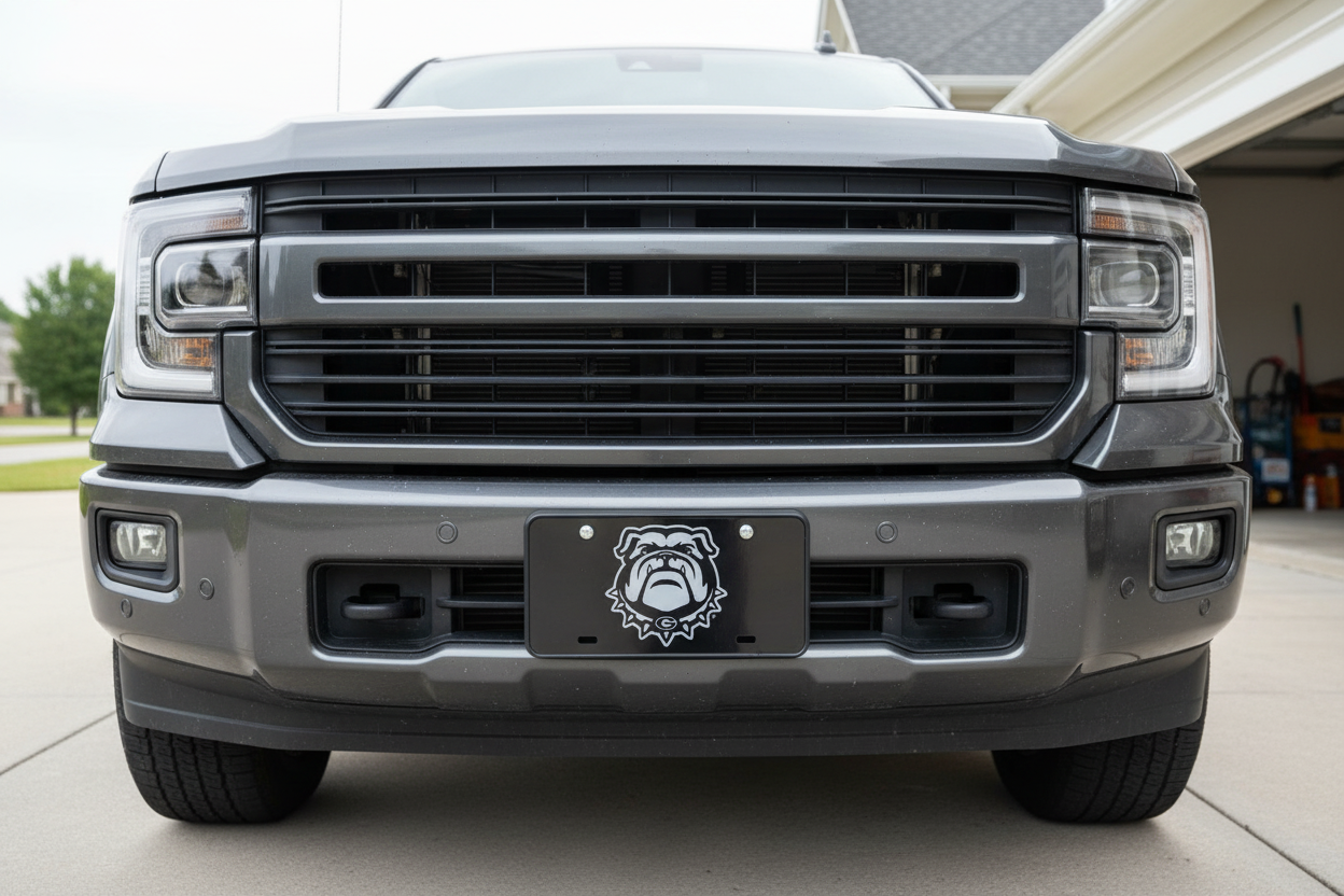 Georgia Bulldogs NEW BULLDOG Specialty Acrylic License Plate