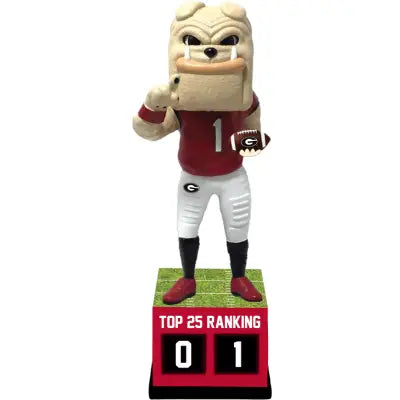 Georgia Bulldogs Football Top 25 Ranking Tracker Bobblehead