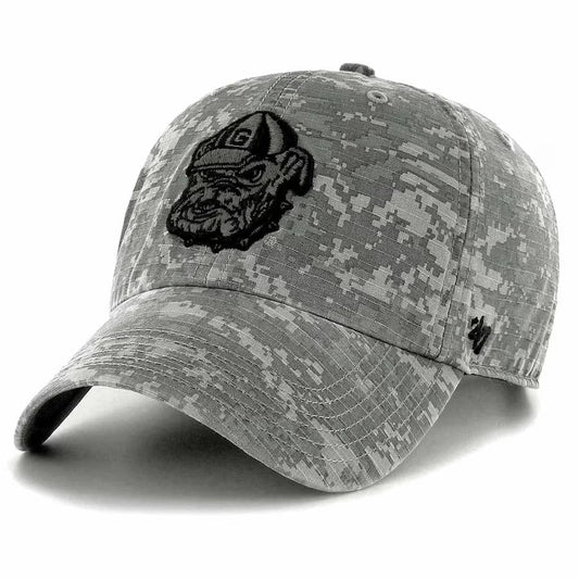 Georgia Bulldogs Camo  OHT Military Appreciation Nilan Clean Up Adjustable Hat - J&W Sports Apparel