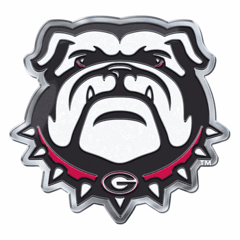 Georgia Bulldogs Embossed Color Emblem