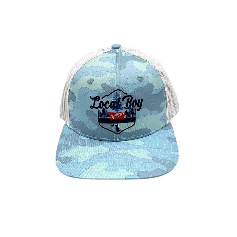 LOCAL BOY TRUCKER LIGHT BLUE CAMO - J&W Sports Apparel