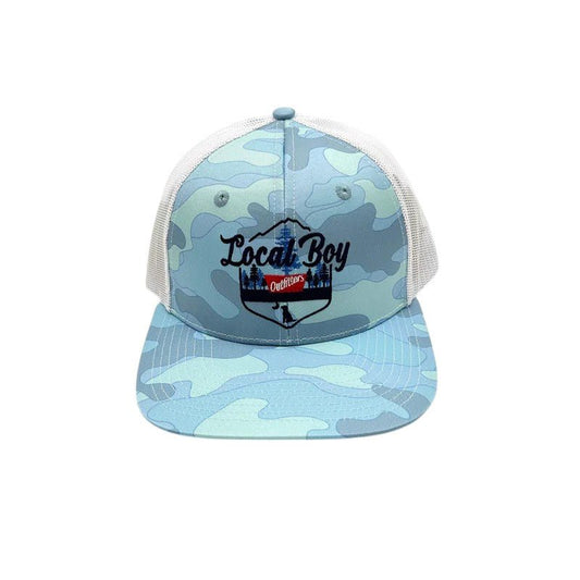 LOCAL BOY TRUCKER LIGHT BLUE CAMO - J&W Sports Apparel