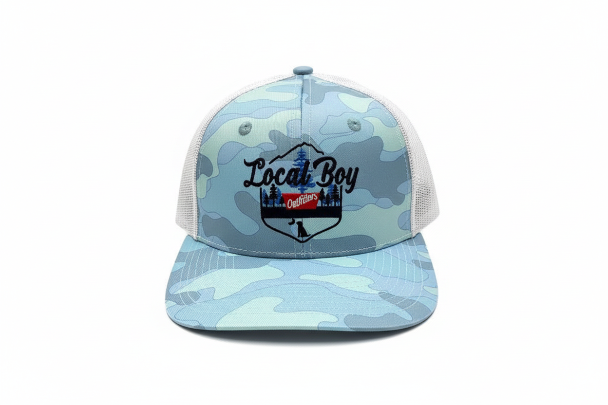Local Boy  -  Trucker Light Blue Camo