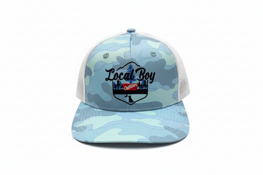Local Boy  -  Trucker Light Blue Camo