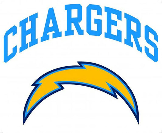 Los Angeles Chargers Window Decals 12" x 12"