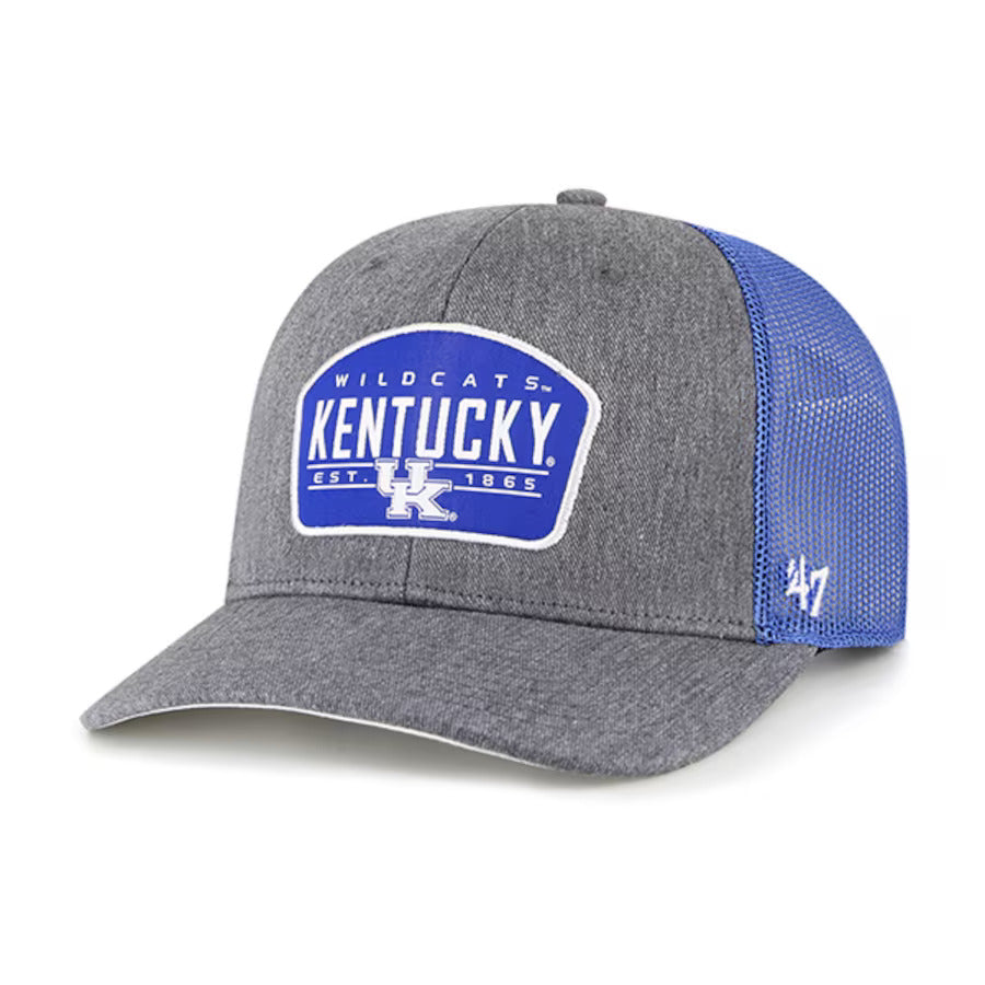 KENTUCKY WILDCATS CHARCOAL SLATE 47 TRUCKER