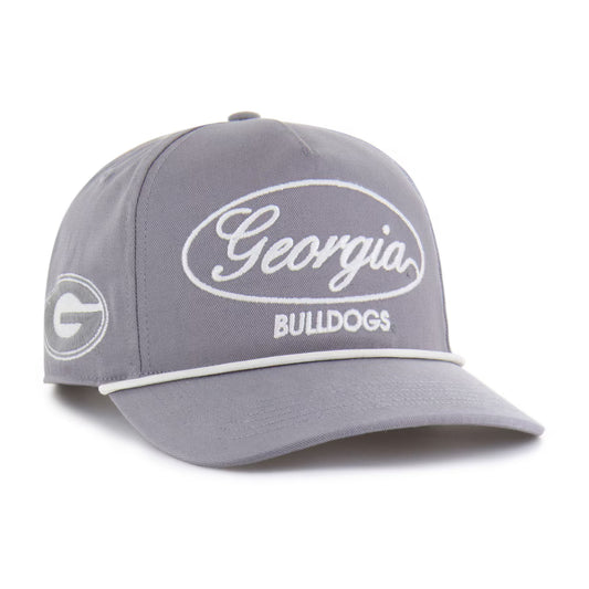Georgia Bulldogs '47 Contemporary Basics Foundational Rope Hitch Adjustable Hat - Gray