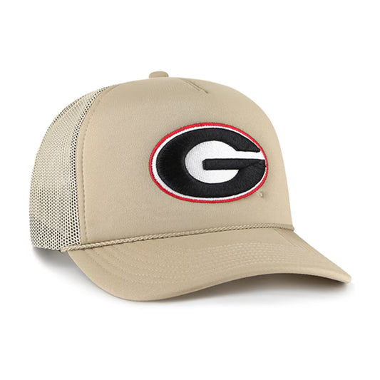 Georgia Bulldogs '47 Foam Front Mesh Trucker Snapback Hat - Khaki