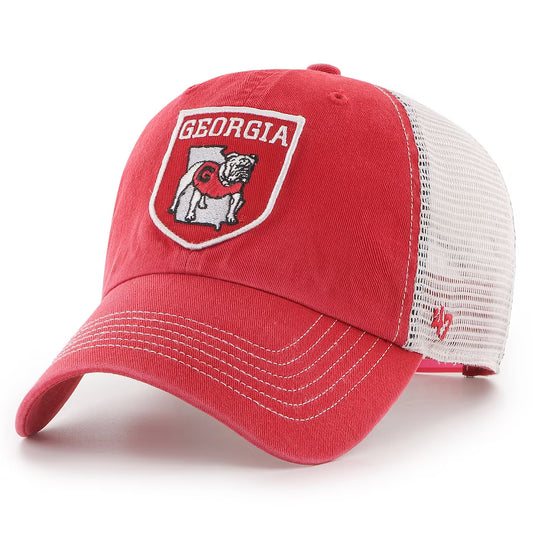 Georgia Bulldogs Red Local Nomad Clean Up Adjustable Hat