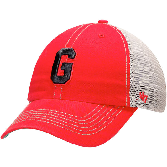 Georgia Bulldogs '47 Vintage G Trawler Trucker Adjustable Hat - Red - J&W Sports Apparel
