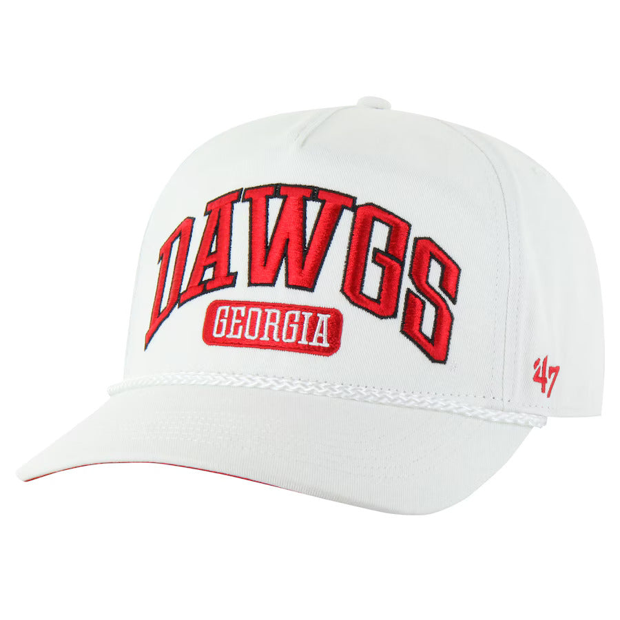 Georgia Bulldogs '47 Local Arch Hitch Snapback Hat - White