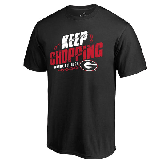 Georgia Bulldogs Hometown Collection Keep Chopping T-Shirt - Black - J&W Sports Apparel