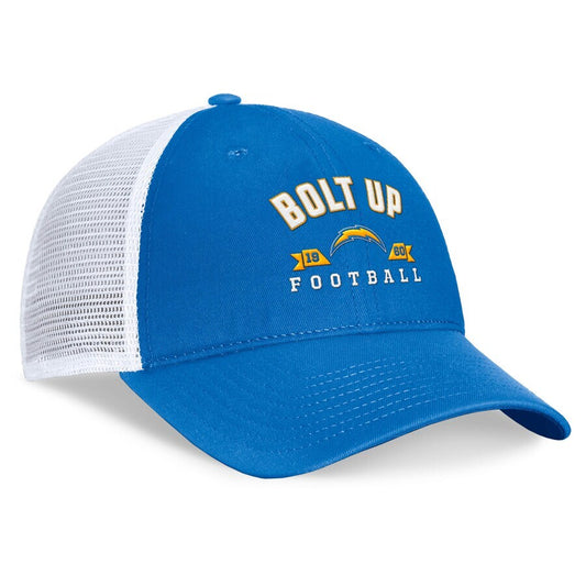 Los Angeles Chargers Fanatics Timeout Trucker Adjustable Hat - Powder Blue