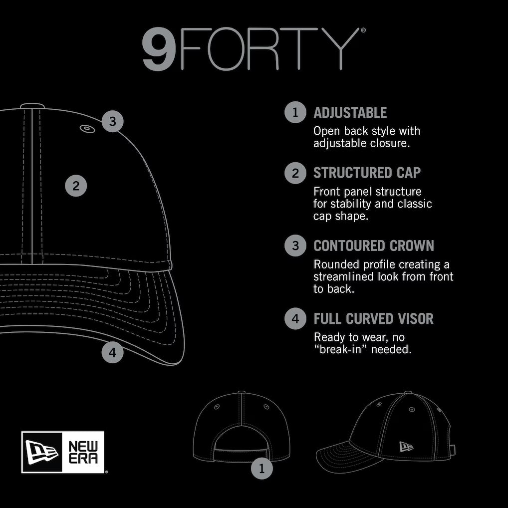 Atlanta Braves New Era 2024 Clubhouse 9FORTY Adjustable Hat - Navy